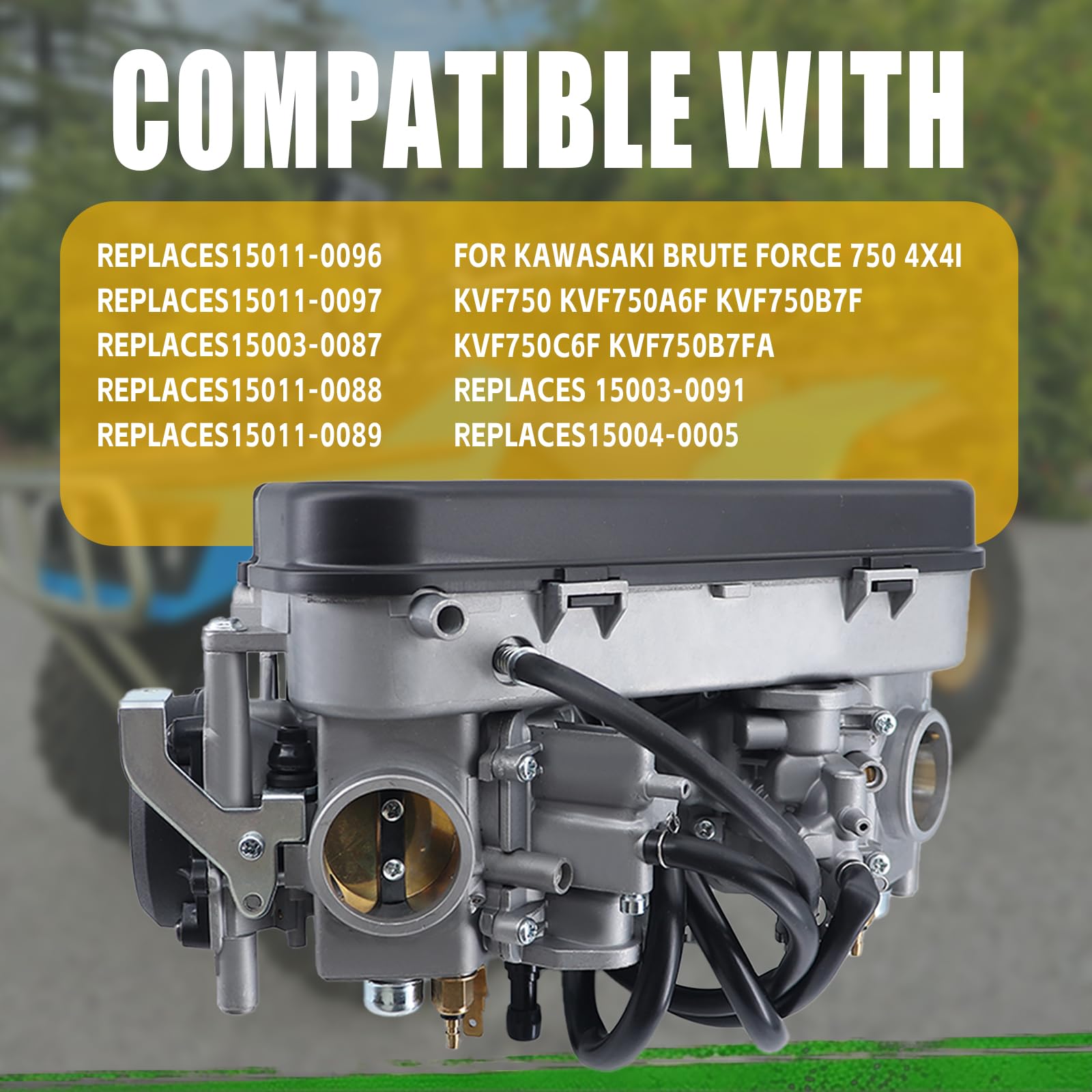 Amazon.com: YJGZSVK Carburetor For Kawasaki Brute Force 750 4x4i